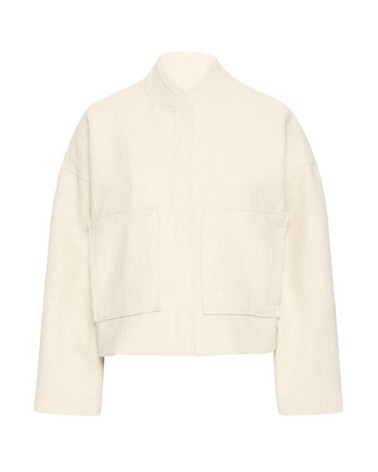 ICHI Ihfapora Kastenjkacke cremeweiss