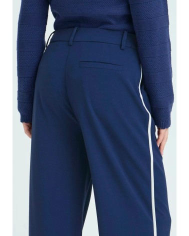 b.young BYDANTA Pipping Pants Hose blau