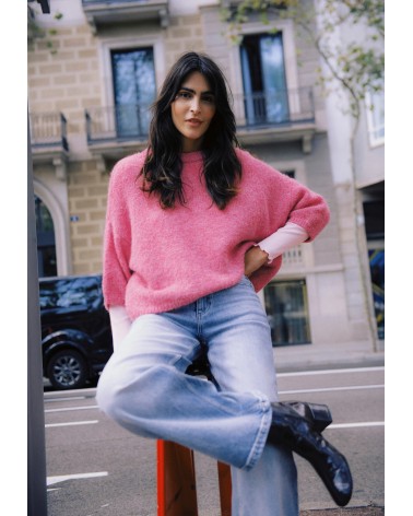 b.young BYOTIA Kurzarm Strickpullover