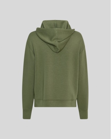 MSCHIma Q Icon Logo Hood Sweatshirt oliv