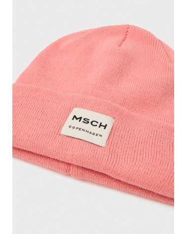 MOSS COPENHAGEN MSCHMojo Logo Beanie strawberry