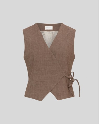 MOSS COPENHAGEN MSCHDarina Waistcoat Weste braun